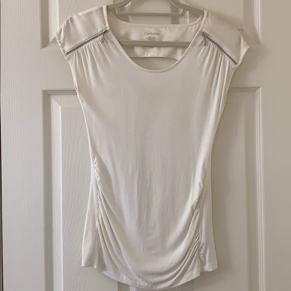 Calvin Klein white blouse